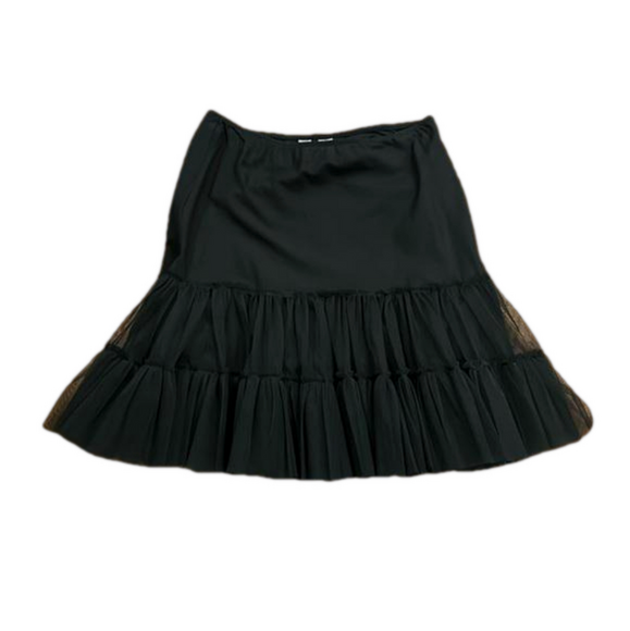 Anthropologie Dresses & Skirts - Anthropologie Eloise Skirt Small Black Tulle Tutu Crenoline Midi Mini Balletcore